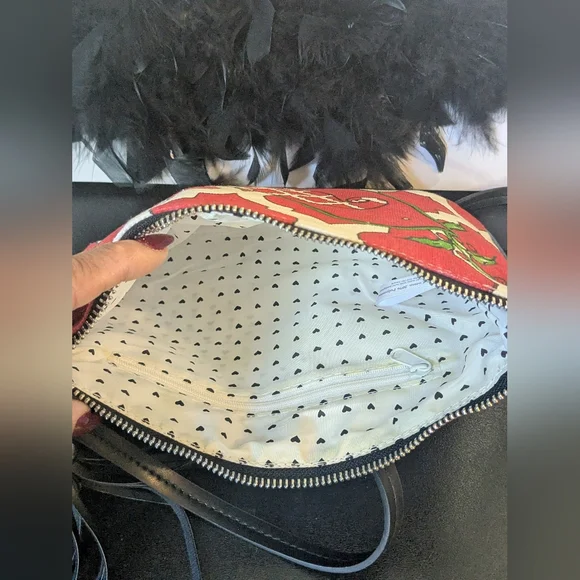 Brighton Love Dove Canvas Crossbody Purse Bag - Picture 6 of 11